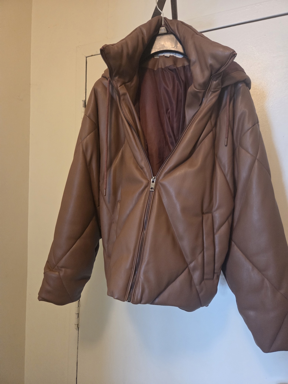Women's Brown Bomber Jacket